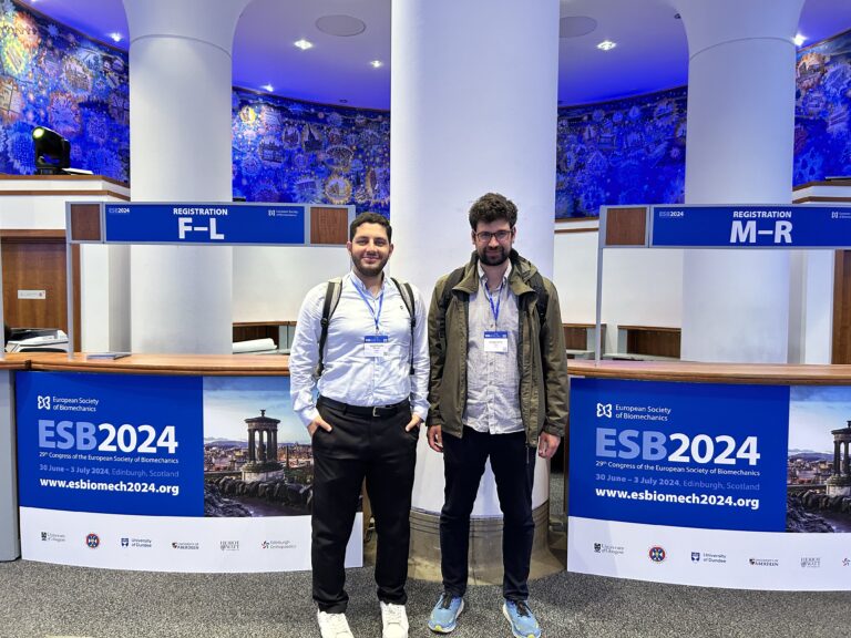 Seyyed Monsefi and Georgios Aronis at ESB 2024