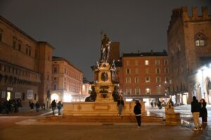 Ornamental fountain in Bologna