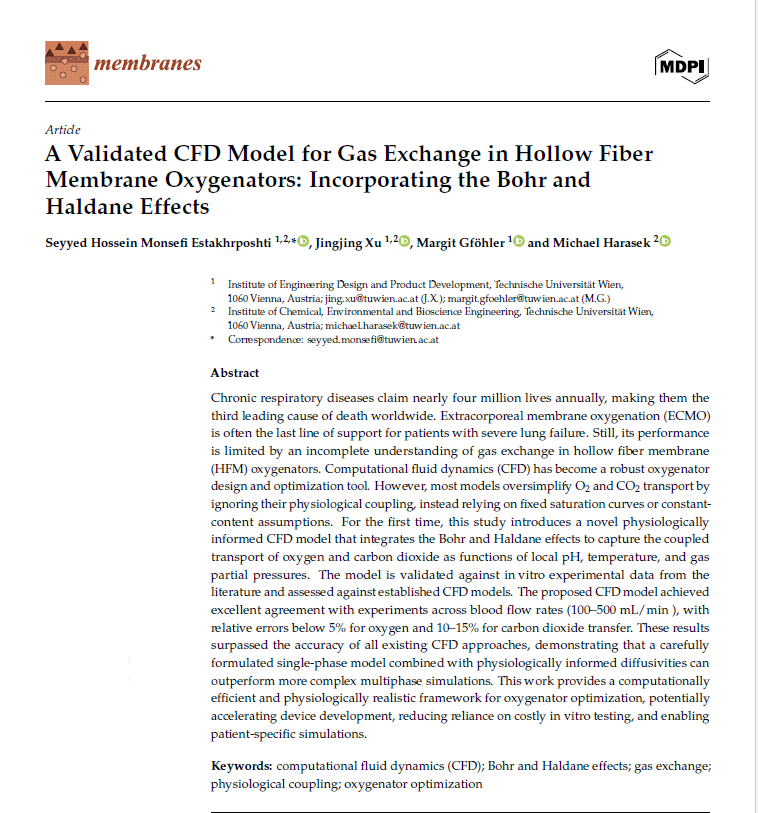 Du betrachtest gerade Article in Membranes Journal