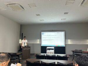 Mohsen Baghaei presenting “Enhanced Oxygen Delivery during Pulsatile Bi-Level Ventilation”