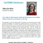 Seminar by Aline de Mitri