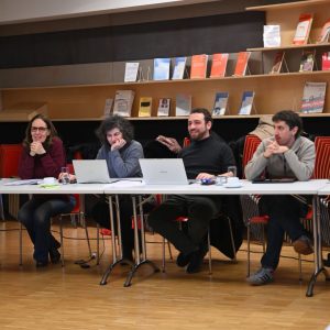 Members from UNIBO at the meeting